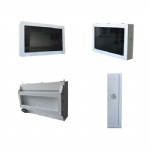 55inch outdoor wall mount horizontal lcd led backlight outdoor display with computer